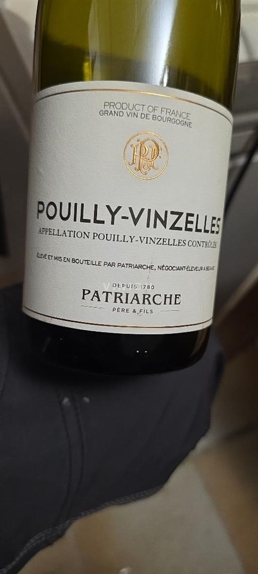 Burgundy Pouilly-vinzelles Patriarche 2022
