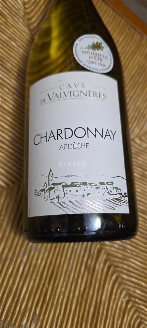 Alpen und Rhônetal Ardèche Cave de Valvignères Chardonnay 2024