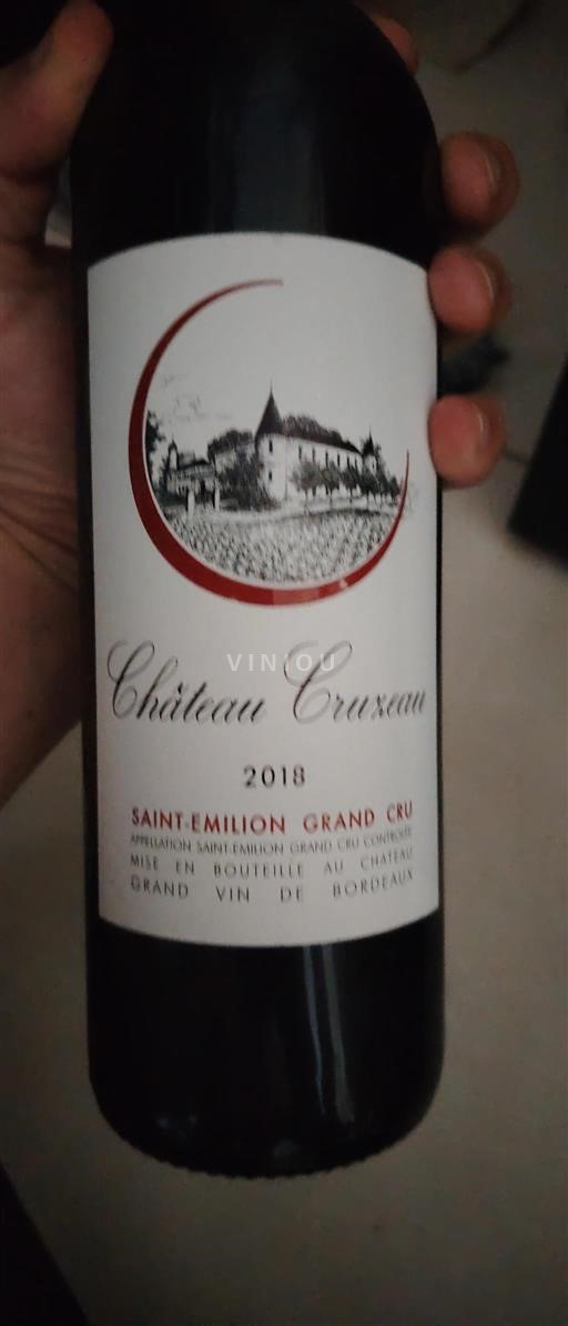 Bordeaux Saint-Émilion Grand Cru Château Cruzeau 2018