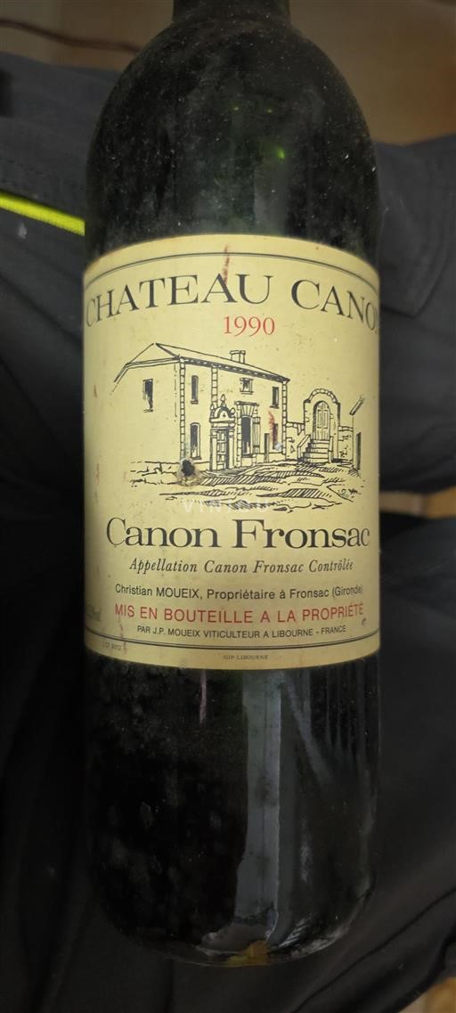 Bordeaux Canon-Fronsac Château Canon 1990