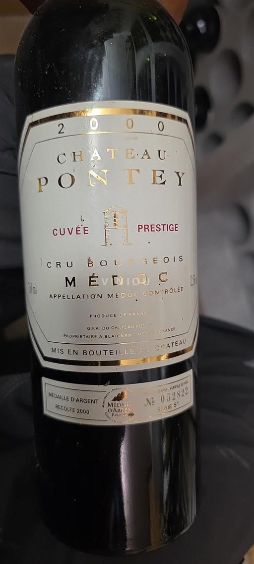 Bordeaux Médoc Château Pontey Prestige 2000