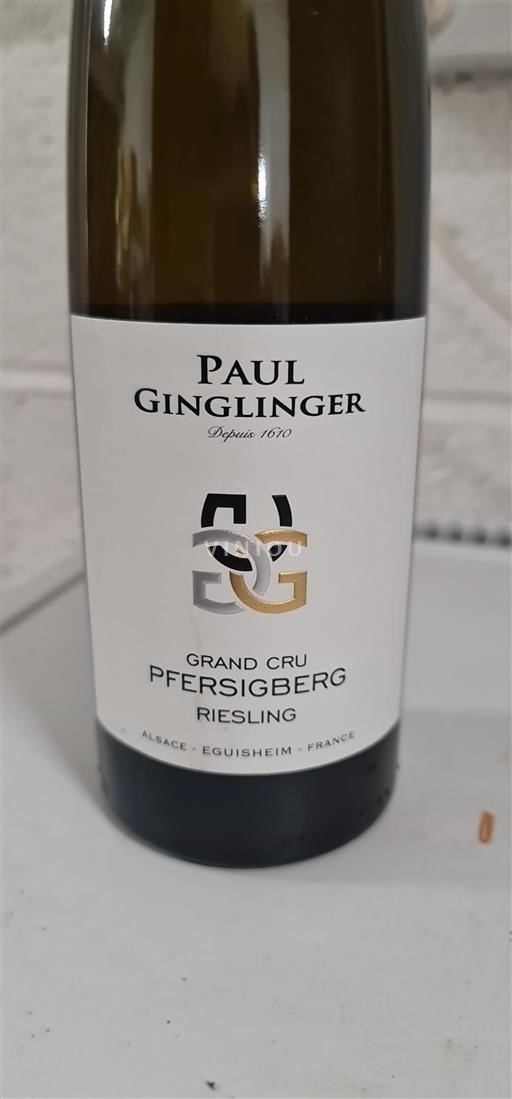 Elsass Alsace Grand Cru Grand Cru Paul Ginglinger Pfersigberg Riesling 2023