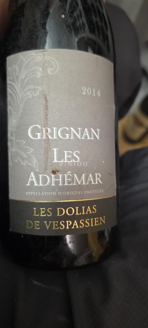 Rhône Valley Grignan-les-Adhémar Les Dolias de Vespasien 2014