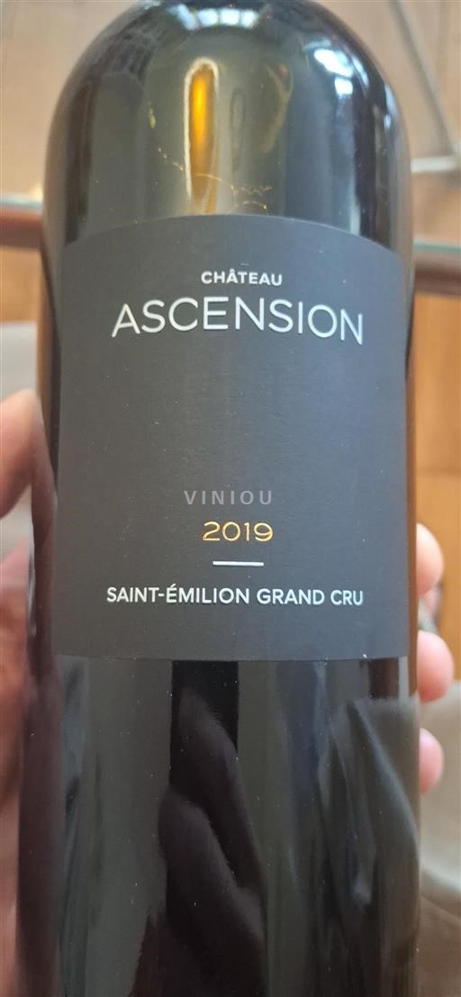 Bordeaux Saint-Émilion Grand Cru Château Ascension 2019