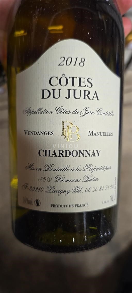 Jura Côtes-du-jura Domaine Butin 2018