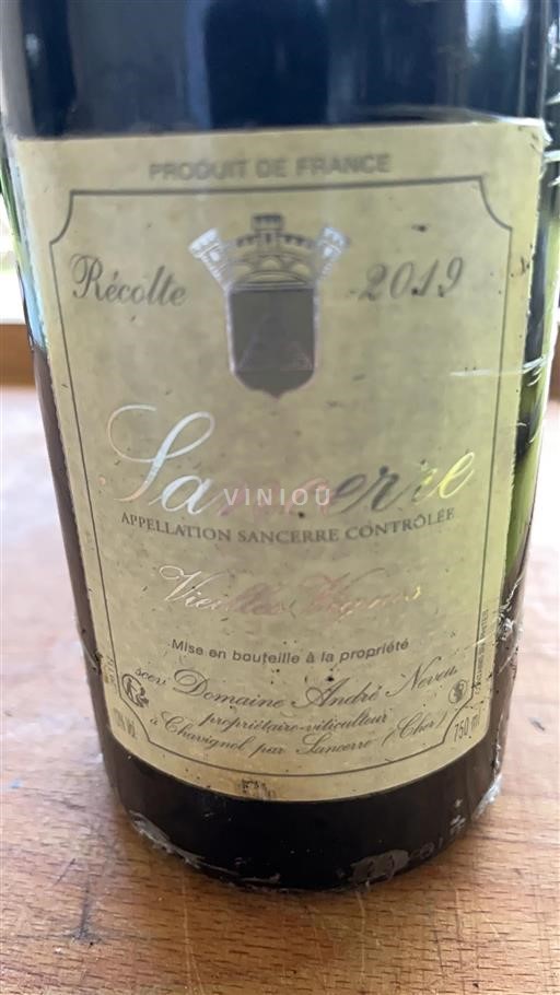 Loiren laakso Sancerre Domaine André Neveu Vieilles Vignes 2019