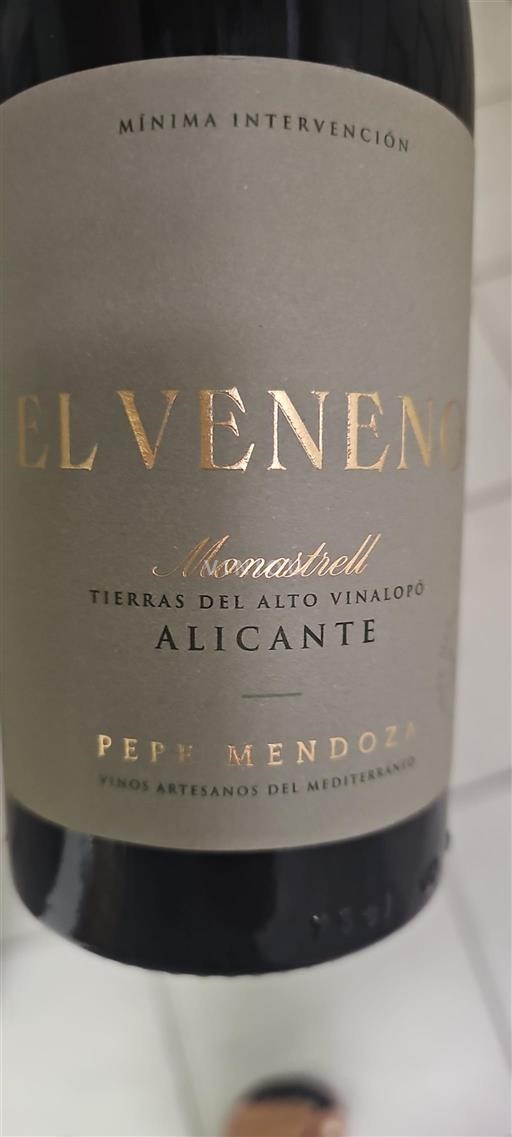 Murcia Alicante Pepe Mendoza El Veneno Senza annata