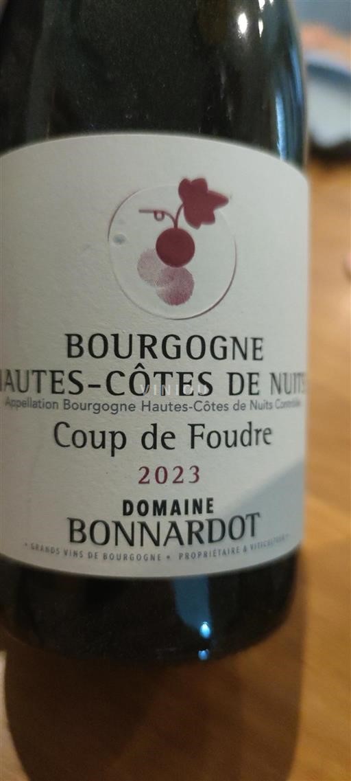 Bourgondië Niet gespecificeerd Domaine Bonnardot Coup de Foudre 2023