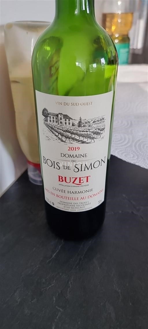 Zuidwest-Frankrijk Buzet Domaine Bois de Simon Harmonie 2019