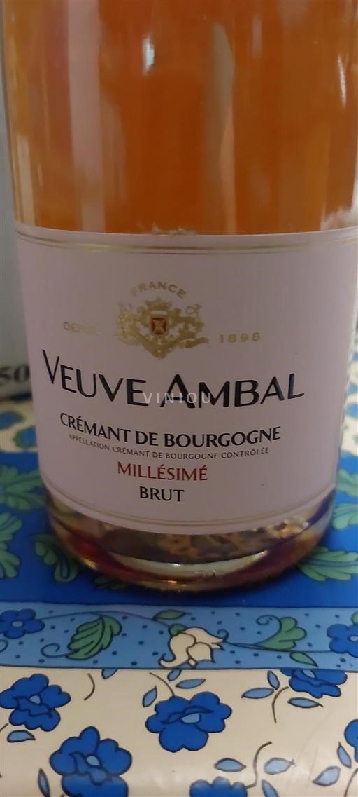 Bourgogne Crémant de Bourgogne Veuve Ambal Millésimé Brut 2018