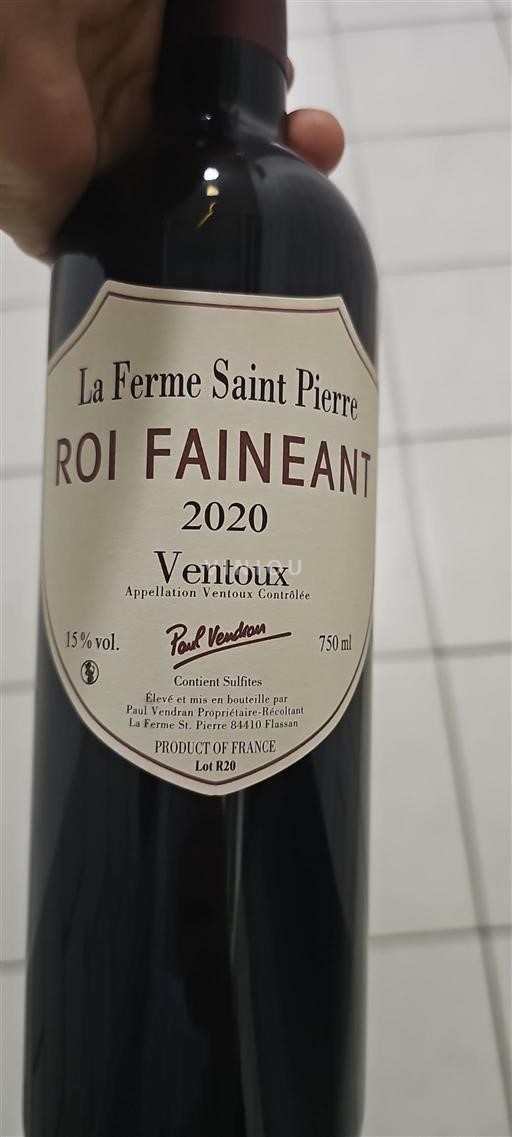 Rhône-dalen Ventoux La Ferme Saint Pierre Roi Fainéant 2020