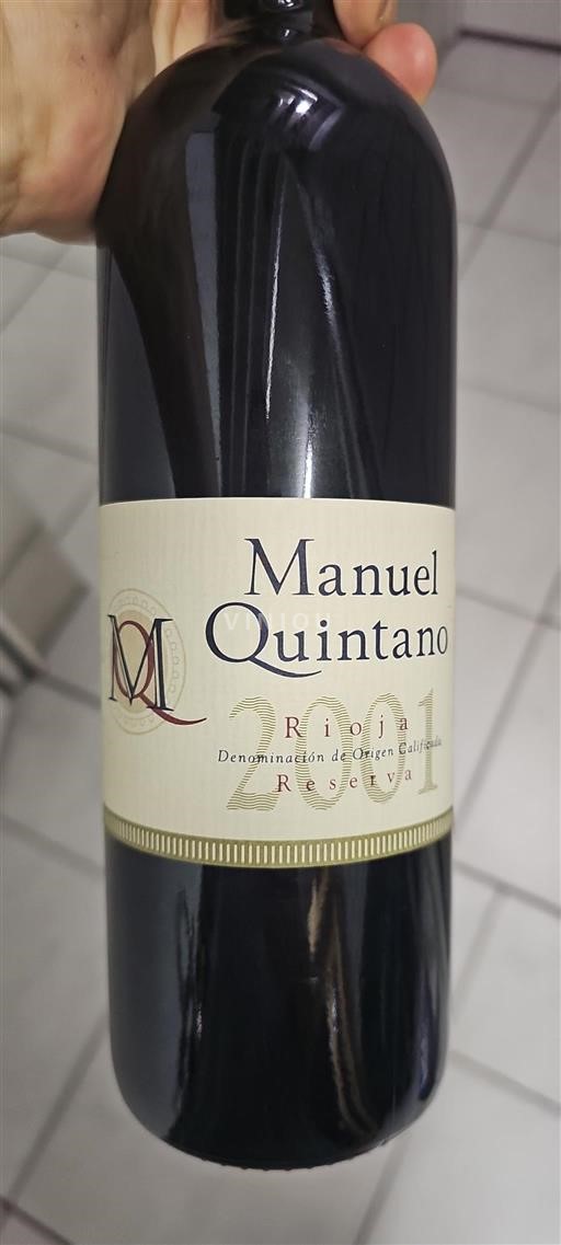 Rioja Manuel Quintano 2001