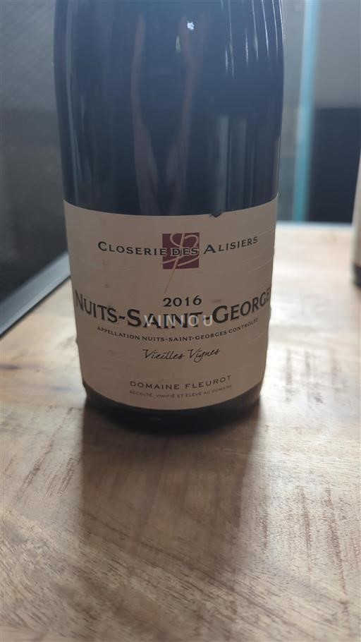 Bourgondië Nuits-saint-georges Domaine Fleurot Vieilles Vignes 2016