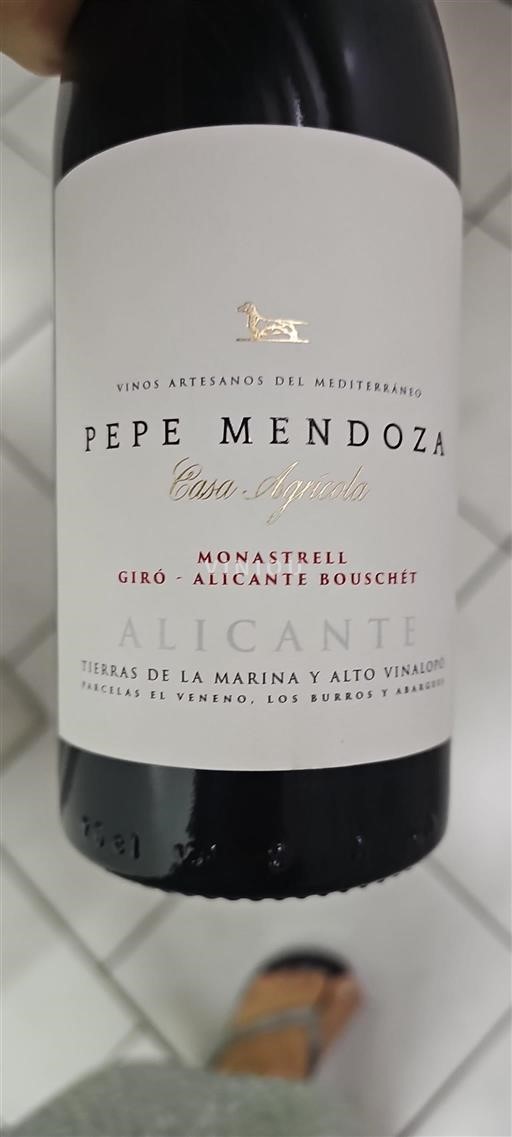 Murcia Alicante Pepe Mendoza Casa Agrícola 2022