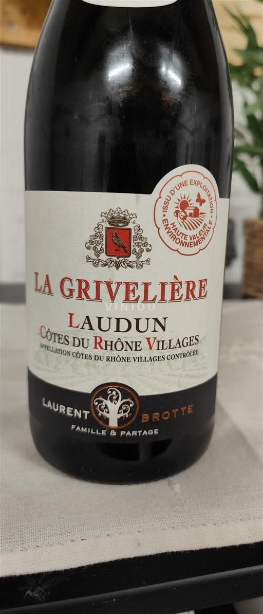 Vallée du Rhône Côtes-du-rhône-villages Laurent Brotte La Grivelière 2022
