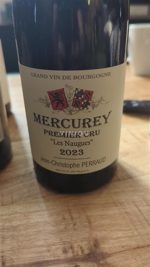 Burgundsko Mercurey Premier Cru Jean-Christophe Perraud Les Naugues 2023