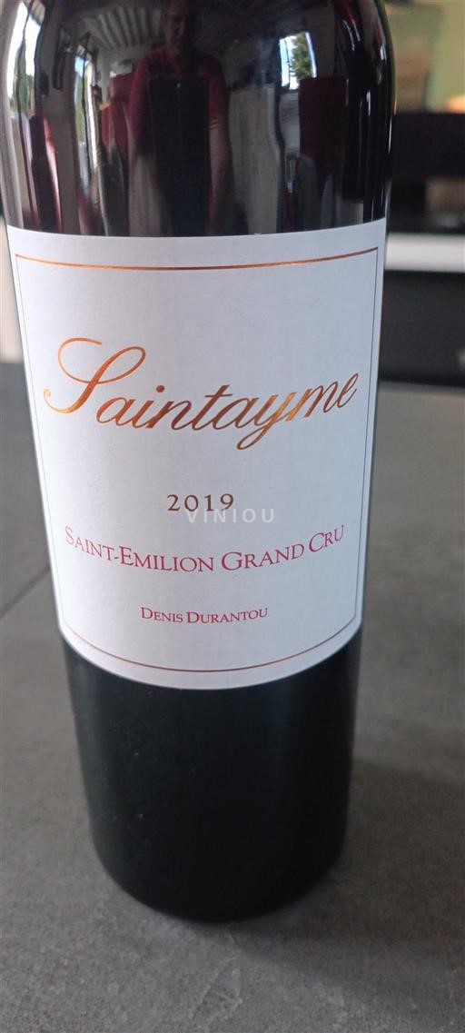 Bordeaux Saint-Émilion Grand Cru Grand Cru Saintayme 2019