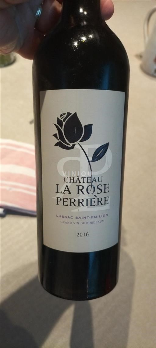 Bordeaux Lussac-saint-émilion Château La Rose Perrière 2016
