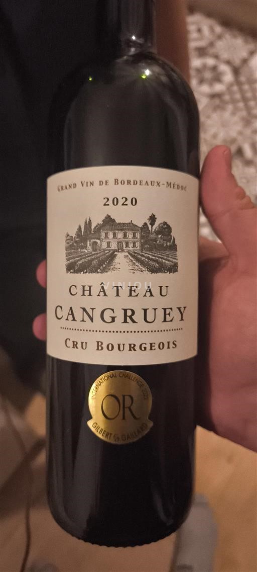 Bordeaux Médoc Cru Bourgeois Château Cangruey 2020