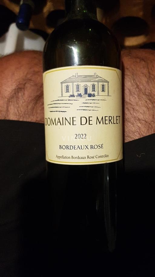 Bordeaux Bordeaux rosé Domaine Merlet 2022