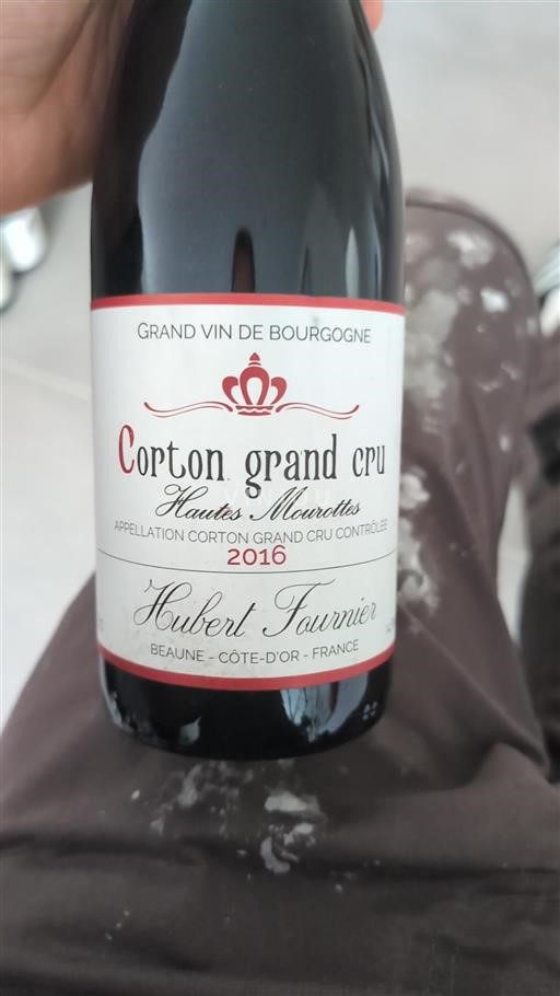Burgundy Corton Grand Cru Hubert Fournier Hautes Mourottes 2016