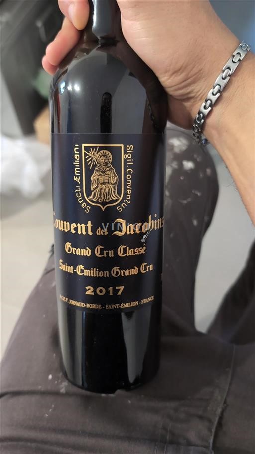 Bordeaux Saint-Émilion Grand Cru Grand Cru Couvent des Jacobins 2017