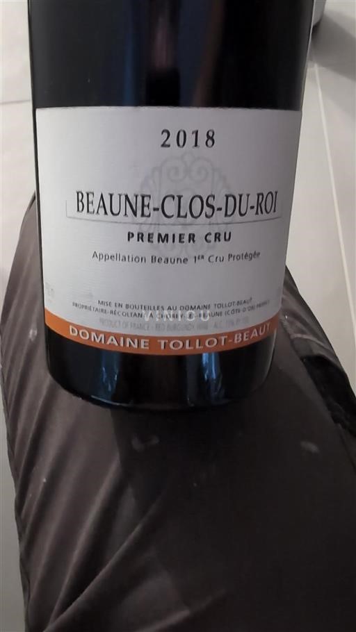 Burgundsko Beaune Premier Cru Domaine Tollot-Beaut Beaune-Clos-du-Roi 2018