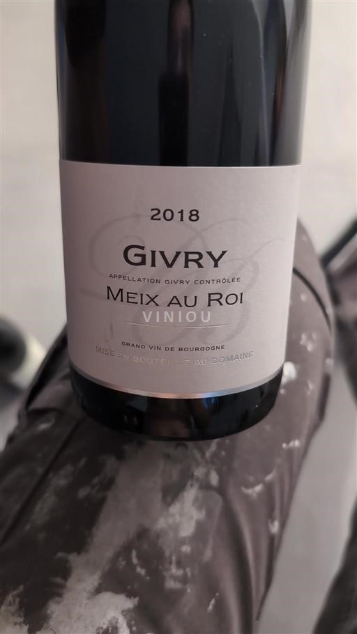 Borgogna Givry Meix au Roi 2018