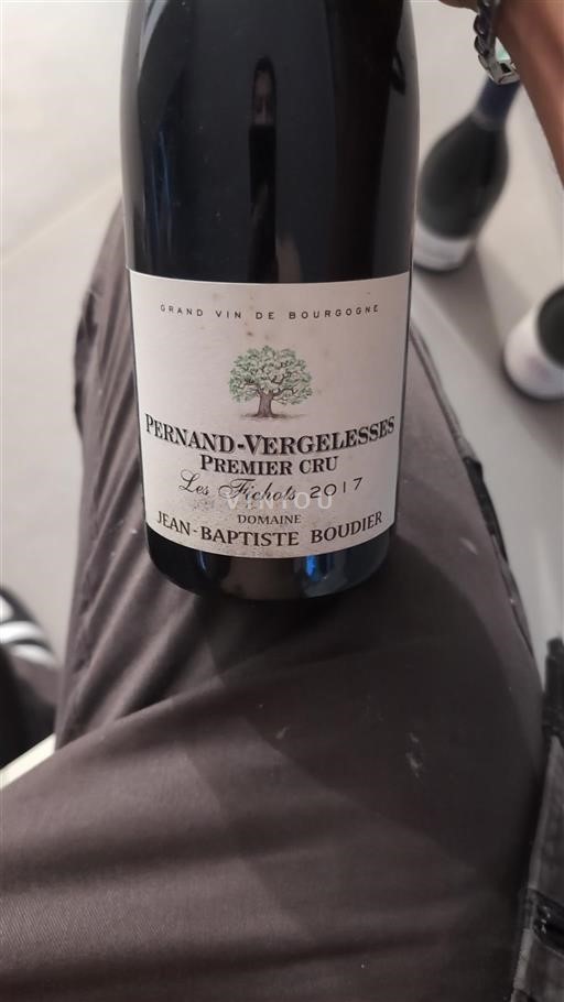 Burgundsko Pernand-Vergelesses Premier Cru Domaine Jean-Baptiste Boudier Les Fichots 2017