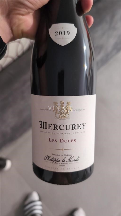 Bourgogne Mercurey Philippe le Hardi Les Doués 2019