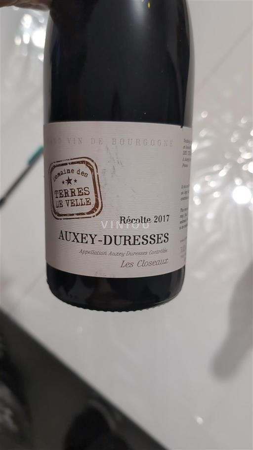 Burgundsko Auxey-Duresses Domaine Des Terres de Velle Les Closeaux 2017