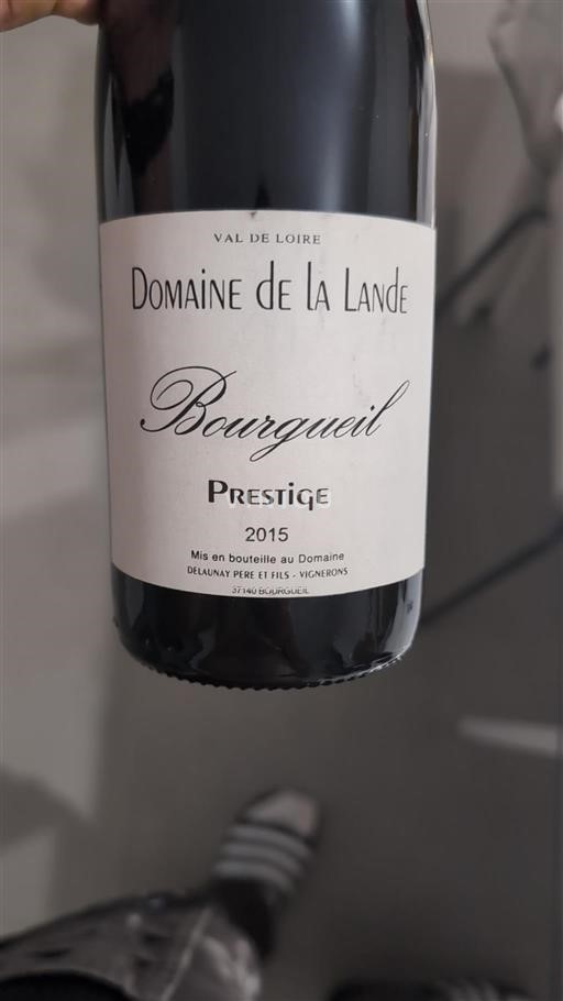 Vale do Loire Bourgueil Domaine La Lande Prestige 2015