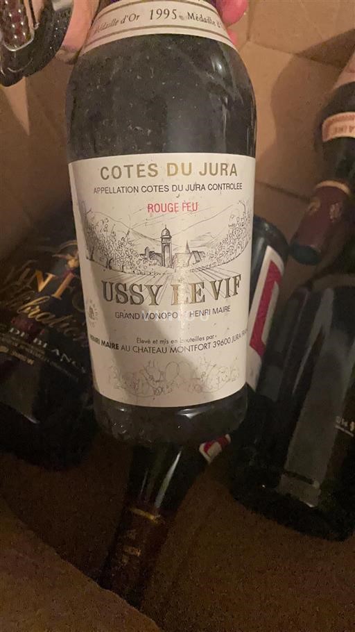 Jura Côtes du Jura Henri Maire Rouge Feu 1995