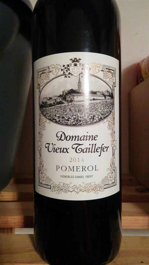 Bordeaux Pomerol Domaine Vieux Taillefer 2014