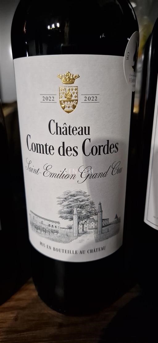 Bordeaux Saint-Émilion Grand Cru Grand Cru Château Comte des Cordes 2022