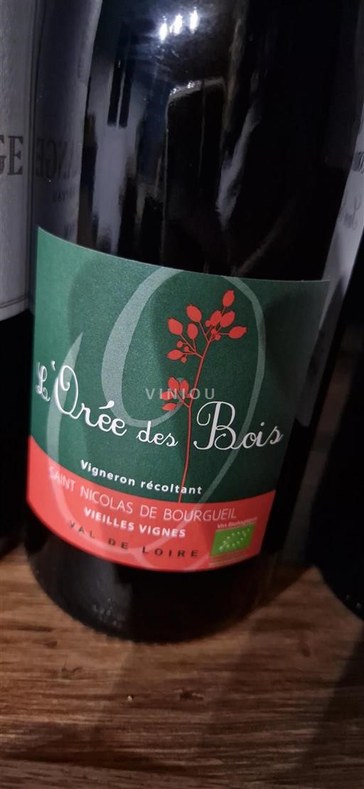 Údolí Loiry Saint-Nicolas-De-Bourgueil L'Orée des Bois Vieilles Vignes Neročník