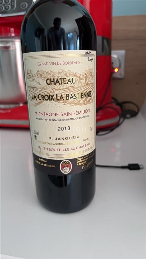 Bordeaux Montagne-saint-émilion Château La Croix La Bastienne 2018