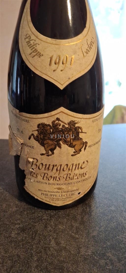 Bourgogne Philippe Leclerc Les Bons Bâtons 1991