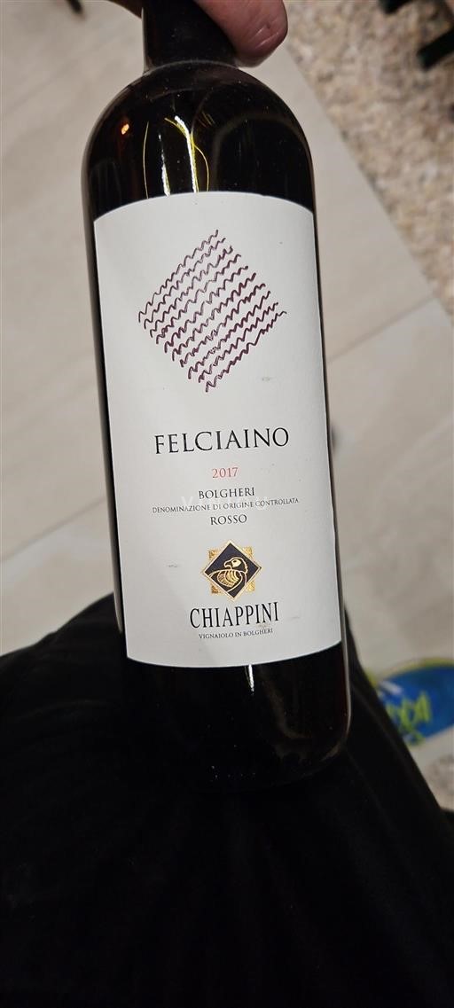 Toscana Bolgheri Chiappini Felciaino 2017