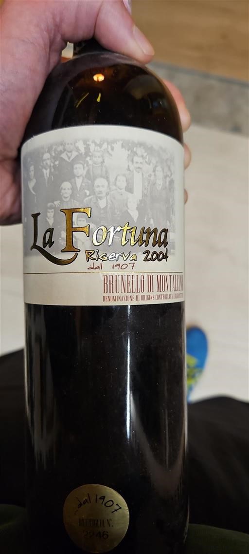 Toscana Brunello di Montalcino La Fortuna Riserva 2004