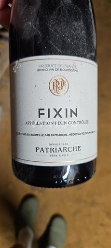 Burgundsko Fixin Patriarche Neročník