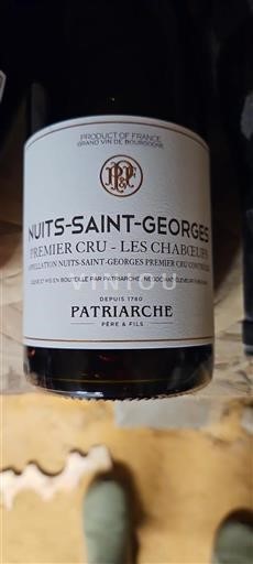 Borgoña Nuits-Saint-Georges Premier Cru Patriarche Les Chaboeufs 2018