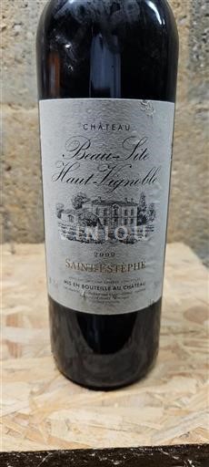 Bordeaux Saint-Estèphe Château Beau-Site Haut-Vignoble 2009