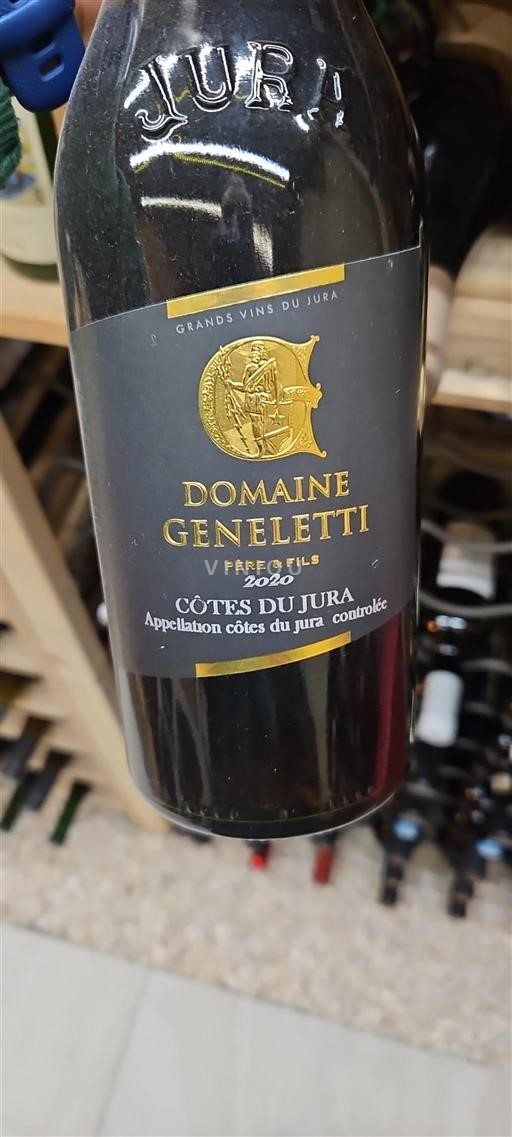 Jura Côtes-du-jura Domaine Geneletti 2020