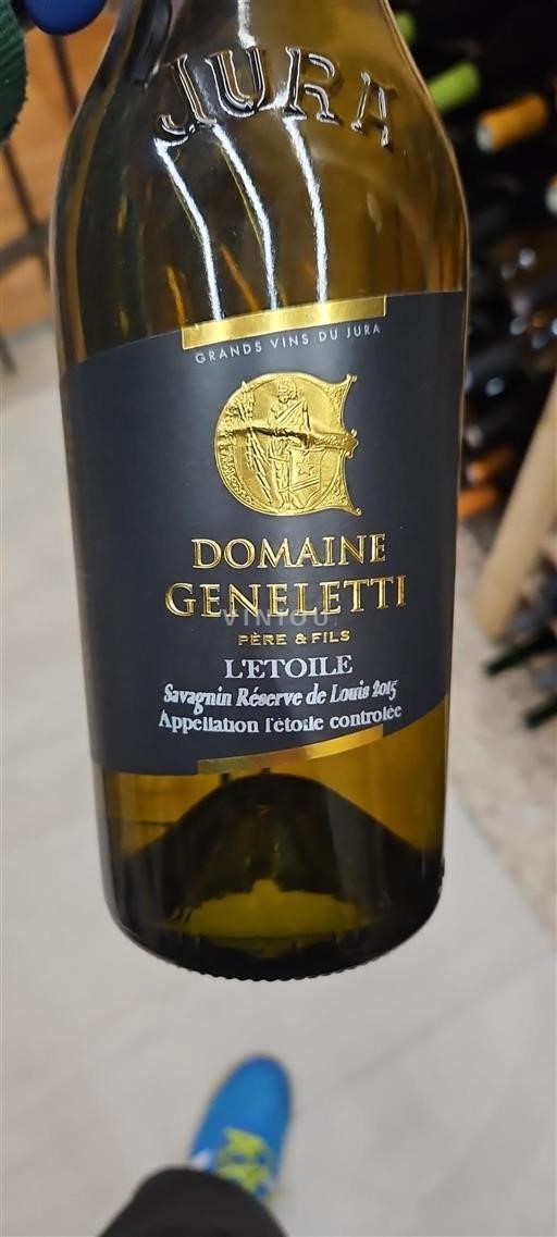 Jura L'Étoile Domaine Geneletti Savagnin Réserve de Louis 2015