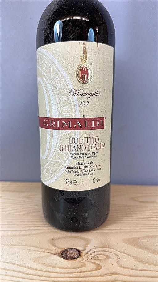 Piémont Dolcetto di Diano d'Alba Grimaldi Montagrillo 2012
