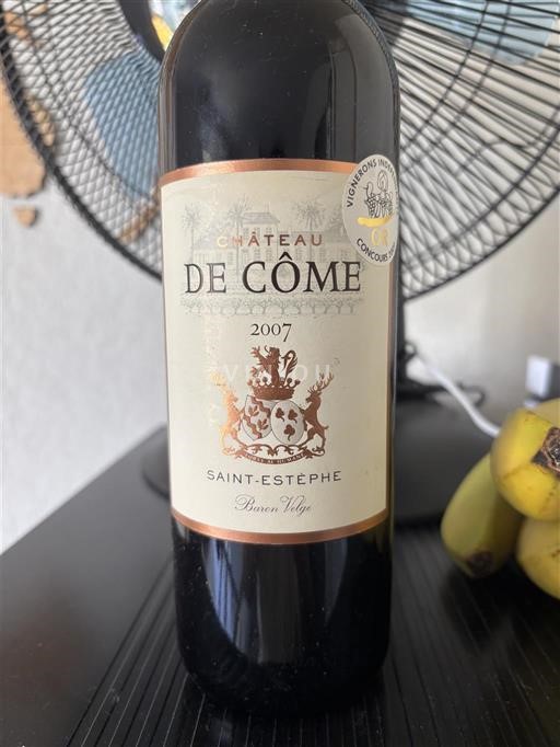 Bordeaux Saint-Estèphe Château Côme 2007