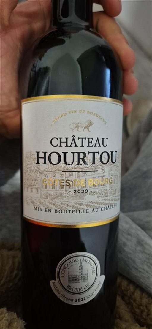 Bordeaux Côtes-de-bourg Château Hourtou 2020