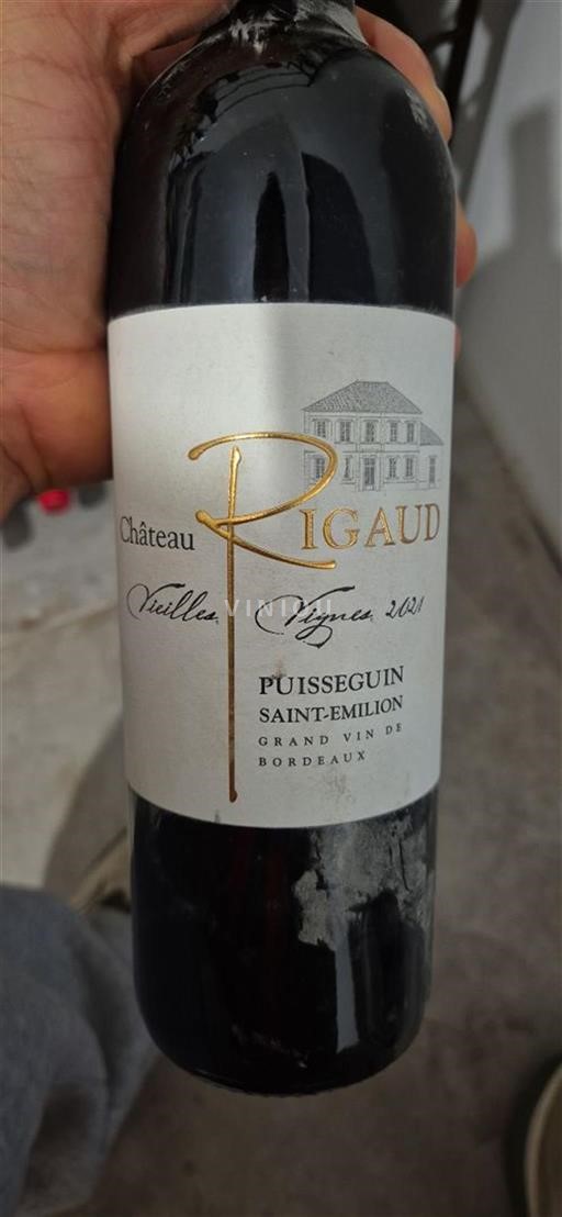 Bordeaux Puisseguin-saint-émilion Château Rigaud Vieilles Vignes Non Millésimé