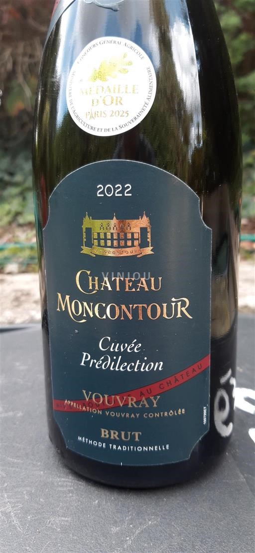 Valle della Loira Vouvray Château Moncontour Prédilection 2022